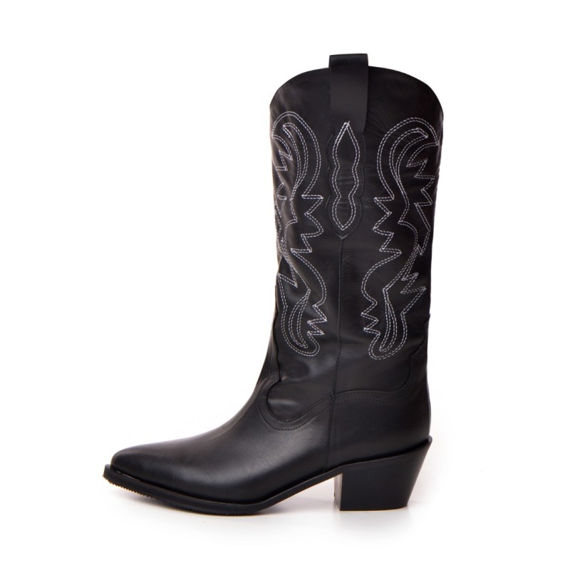 Ciocate dama din piele Bialy Black