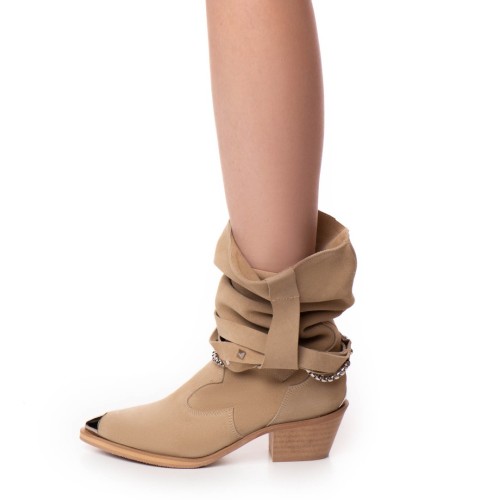 Ciocate de dama cu model fronsat Bellem Sand