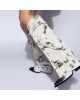 Ciocate piele intoarsa de dama Pocket White