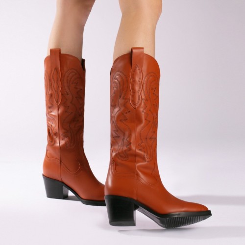 Ciocate dama din piele Bialy Brown