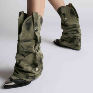 24h Ciocate piele intoarsa de dama Mini Myko Kaki 8