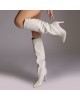 Cizme Dama Piele Jade Sparkle
