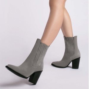 Ciocate / Botine Dama Agrata Grey