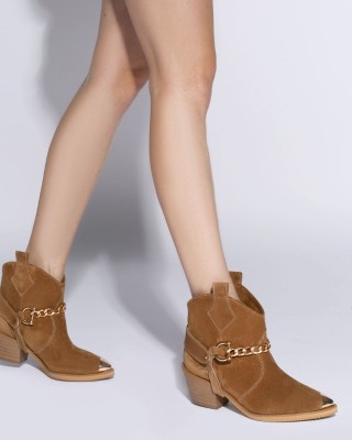 Ciocate / Botine Dama Din Piele Intoarsa Amber Sand Ciocate / Botine Dama Din Piele Intoarsa Amber Sand