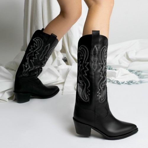 Ciocate dama din piele Bialy Black