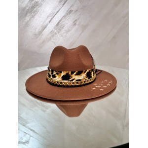 Palarie Maro cu Animal Print