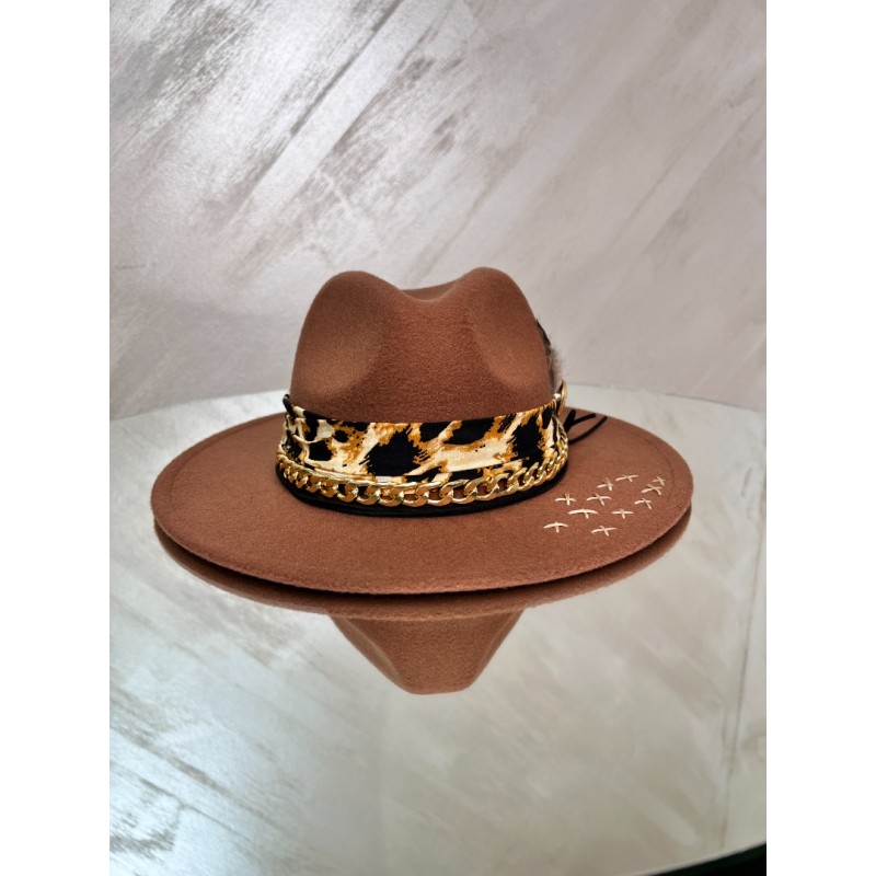 Palarie Maro cu Animal Print
