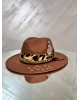Palarie Maro cu Animal Print